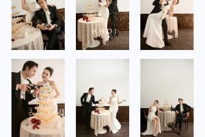 Bộ ảnh pre-wedding sang trọng và lãng mạn của cặp đôi trong studio.