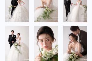 Bộ sưu tập ảnh cưới phong cách Hàn Quốc sang trọng và nhẹ nhàng tại studio.