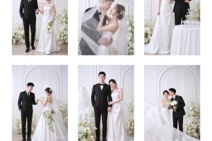Bộ sưu tập ảnh cưới phong cách Hàn Quốc sang trọng và lãng mạn tại studio.