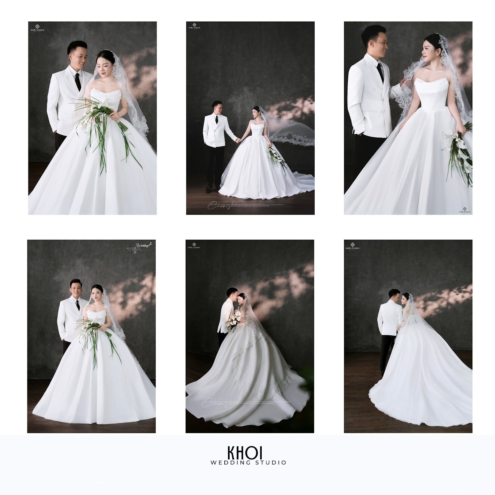 Cặp đôi chuẩn bị đồ đạc và trang phục trước buổi chụp ảnh cưới tại Khói Studio TP Vinh Nghệ An