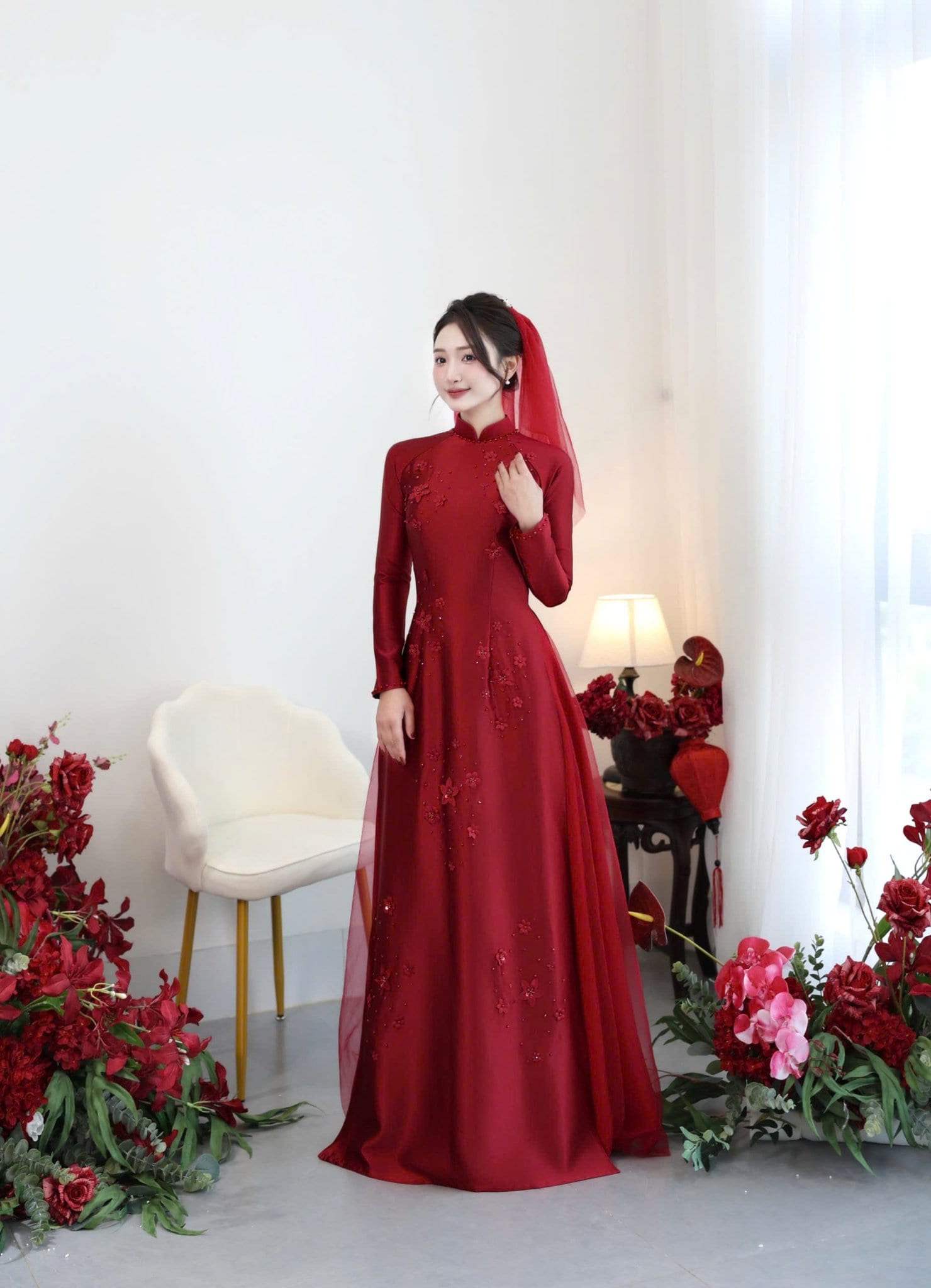 Ảnh cưới lãng mạn tại đồi chè Thanh Chương thực hiện bởi Khói Studio Nghệ An