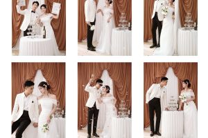 Bộ ảnh pre-wedding lãng mạn và sang trọng của cặp đôi tại studio.