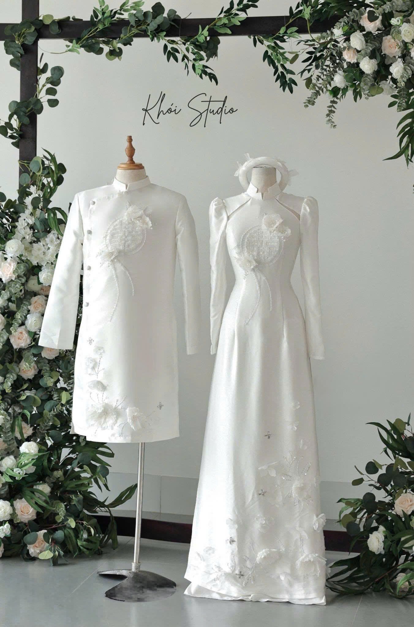 Cặp đôi trẻ chuẩn bị trước buổi chụp ảnh cưới ngoại cảnh tại Nghệ An cùng Khói Studio