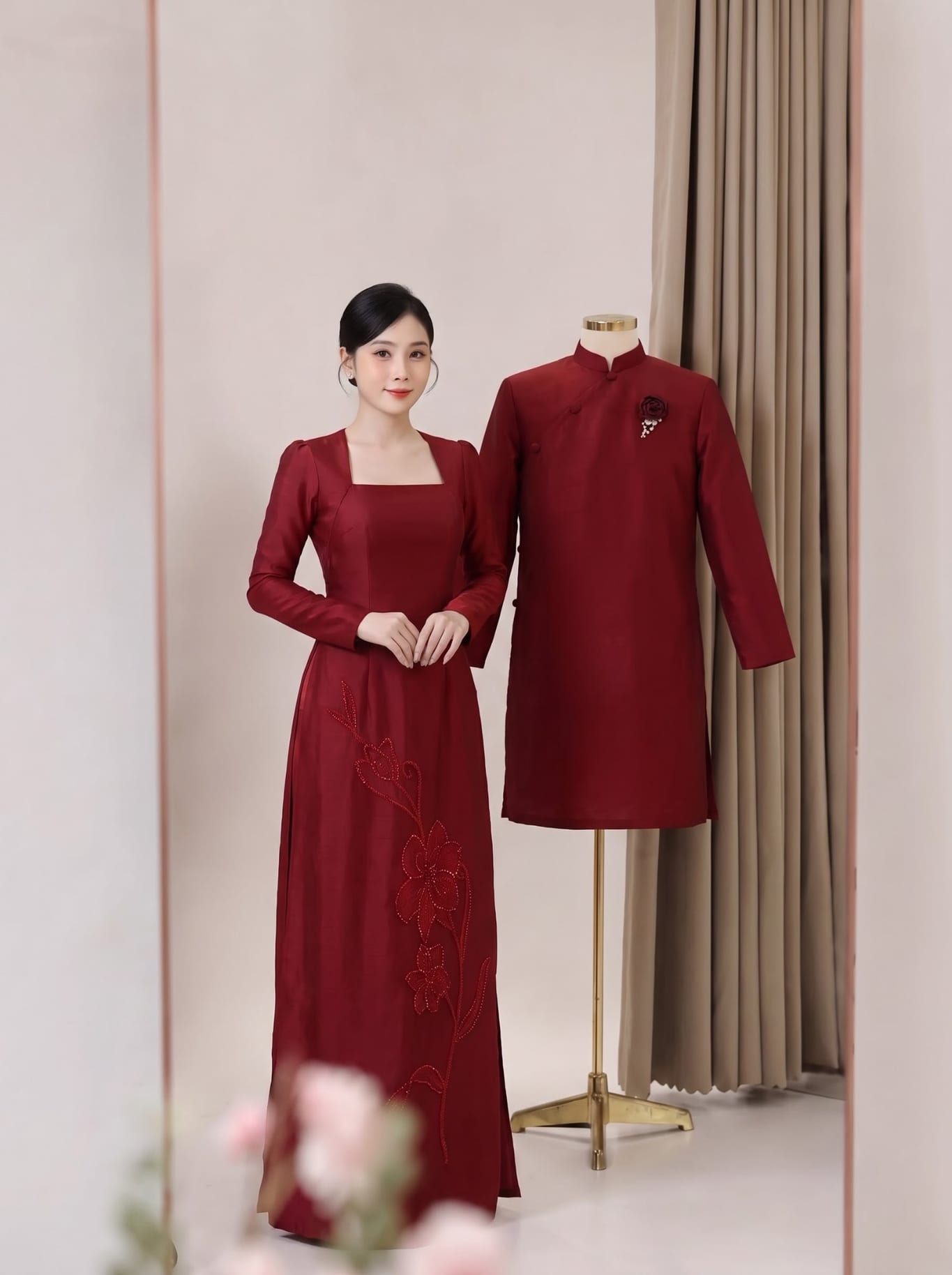Mâm quả lễ vật ăn hỏi chuẩn phong tục được chuẩn bị bởi Khói Studio tại TP Vinh Nghệ An