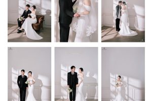 Bộ ảnh cưới phong cách Hàn Quốc sang trọng và nhẹ nhàng tại studio.